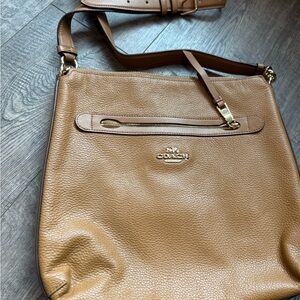 Coach Brown Leather Crossbody Bag